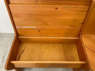 Rinconera de cocina de madera.