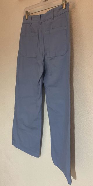 Pantalón culotte azul