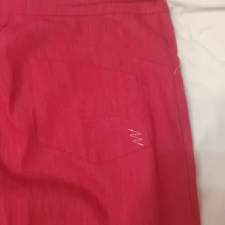 Pantalones cortos rojos mujer