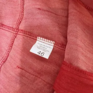 Pantalones cortos rojos mujer