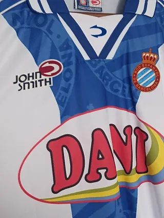 Camiseta RCD Espanyol retro. Tamudo 23. Talla XL