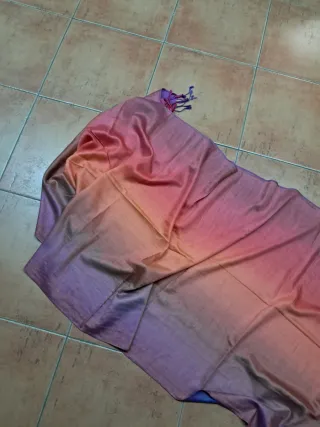 Pañuelo fular Viscosa y Seda Multicolor