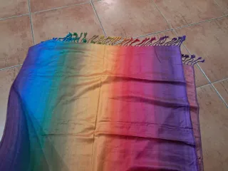 Pañuelo fular Viscosa y Seda Multicolor
