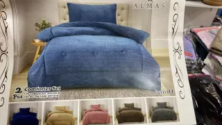 Edredón Terciopelo y Borreguito Cálido