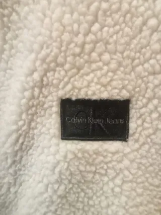Giacca Calvin Klein Sherpa Originale Bianca