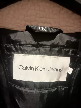 Giacca Calvin Klein Sherpa Originale Bianca