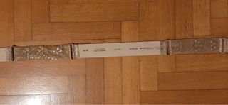 Cintura donna oro/argento con strass