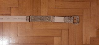 Cintura donna oro/argento con strass