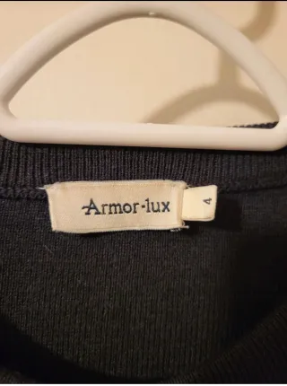 Jersey marinero Armor Lux rayas azul y rojo