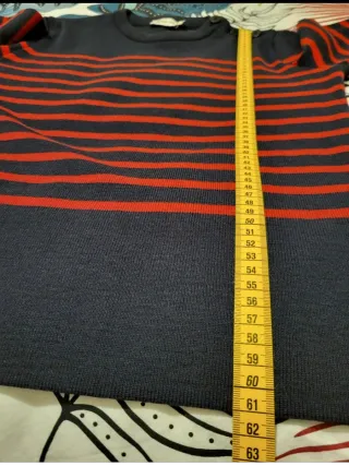 Jersey marinero Armor Lux rayas azul y rojo