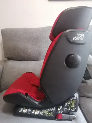 Silla coche Britax Römer Roja. Grupo 1,2 y 3.