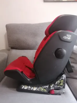 Silla coche Britax Römer Roja. Grupo 1,2 y 3.