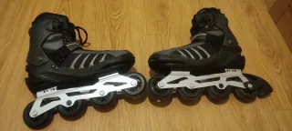 Patines en línea Decathlon Oxelo con protecciones