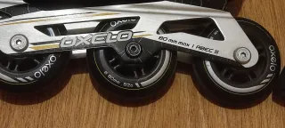 Patines en línea Decathlon Oxelo con protecciones