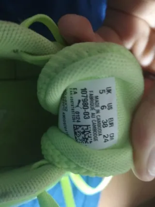 Botas de fútbol sala puma