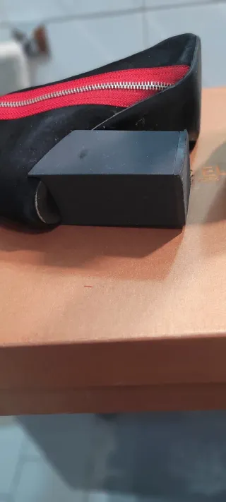 Stivali neri e rossi Marc Ellis