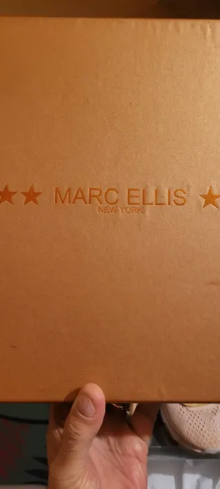 Stivali neri e rossi Marc Ellis