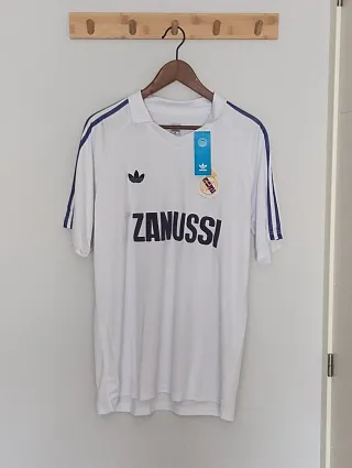 Camiseta Real Madrid Retro Zanussi. Talla XL