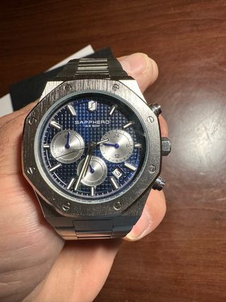 Reloj SAPPHIRO Acero Inoxidable 50M Impermeable