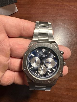 Reloj SAPPHIRO Acero Inoxidable 50M Impermeable