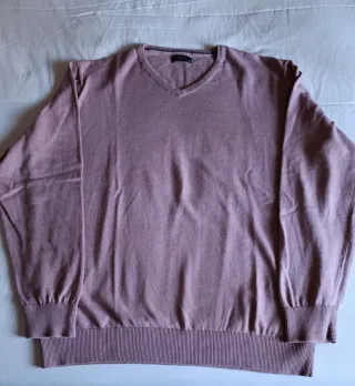 Jersey UNIT rosa hombre cuello pico