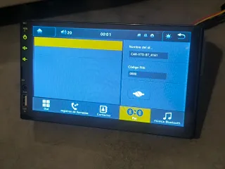 Radio Coche Pantalla Táctil + Mando