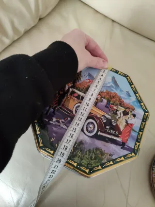 Coppia scatole latta vuote vintage Jacobsen's