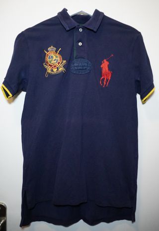Polo Ralph Lauren azul con número 2