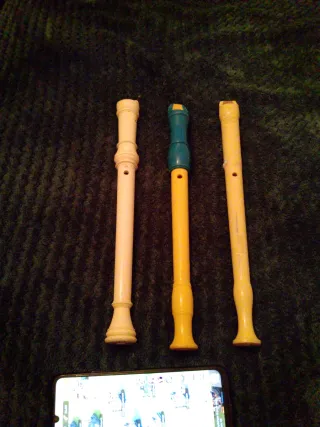 Lote 3 Flautas Dulces por 15 e