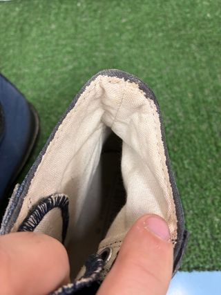 Converse Alte Blu/Nero Taglia 37