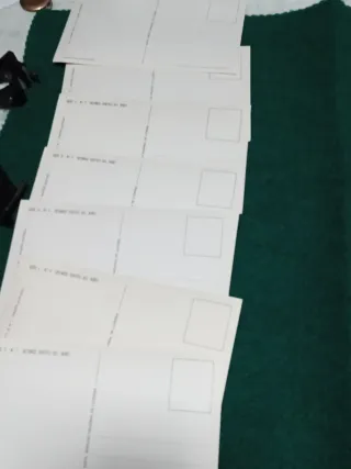 Lotes postales de décimos de Lotería Nacional