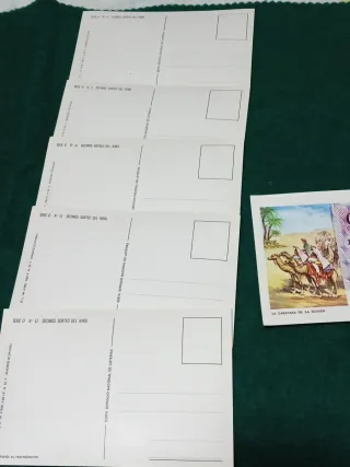 Lotes postales de décimos de Lotería Nacional