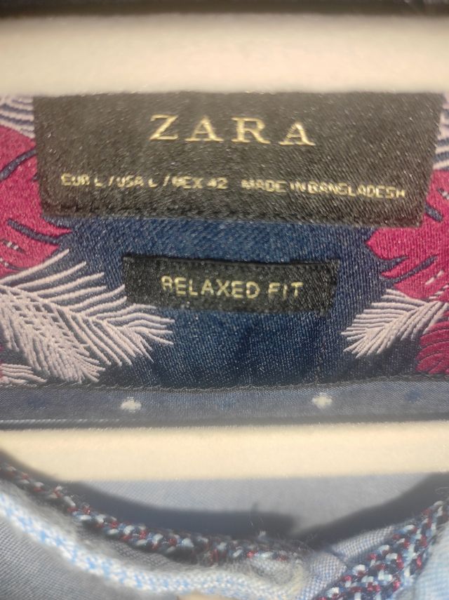 Camisa Zara Hombre Talla M