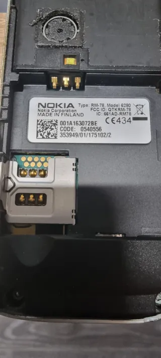 Nokia 6280 Plata/Negro