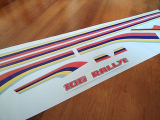 106 S1 Rallye Peugeot - kit pegatinas