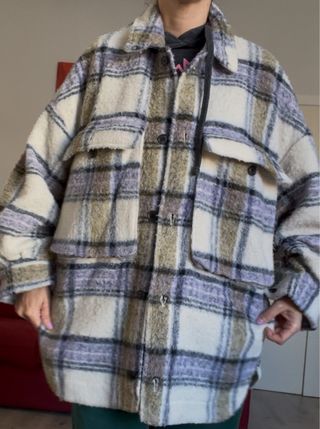 Chaqueta Zara cuadros Talla S/M