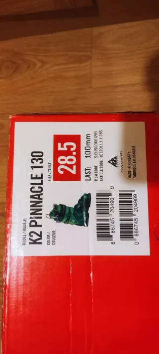 Botas de esquí K2 Pinnacle 130 Talla 28.5