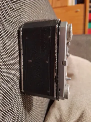 Cámara Kodak Retinette Plata y Negra