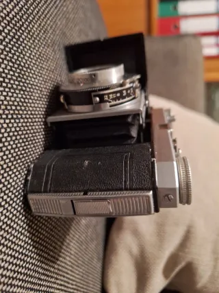 Cámara Kodak Retinette Plata y Negra