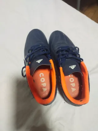 Adidas Copa Botines Fútbol Azul Naranja