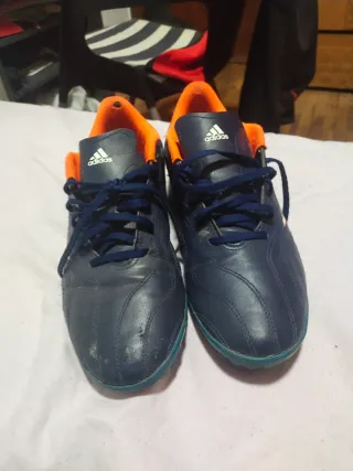 Adidas Copa Botines Fútbol Azul Naranja