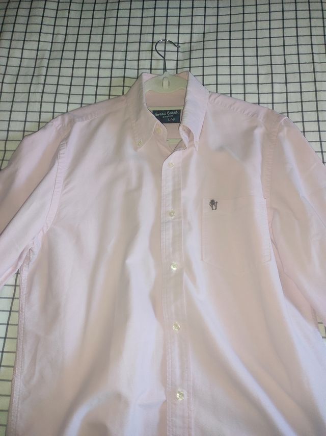 Camisa Vestir Rosa Green Coast Talla L