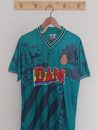 Camiseta RCD Espanyol retro. Tamudo 29. Talla XL