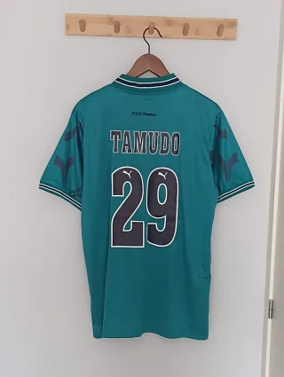 Camiseta RCD Espanyol retro. Tamudo 29. Talla XL