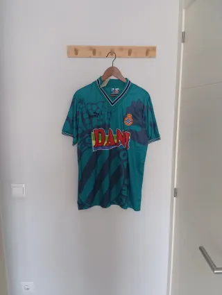 Camiseta RCD Espanyol retro. Tamudo 29. Talla XL