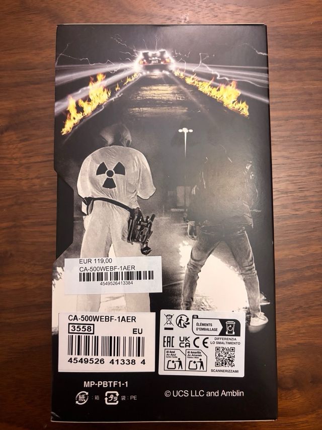 Reloj Casio X Regreso al Futuro