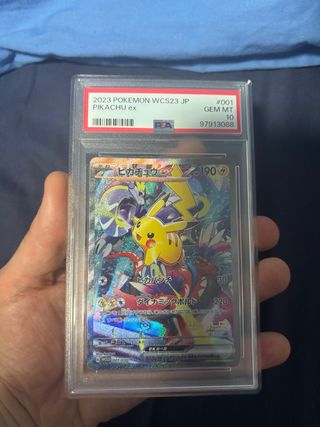 Pikachu WCS23 JP PSA 10 GEM MT