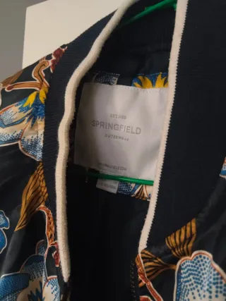 Bomber Springfield floral mujer