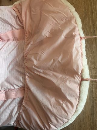 Saco de cochecito rosa con forro de pelo Mayoral