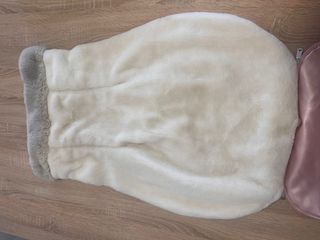 Saco de cochecito rosa con forro de pelo Mayoral